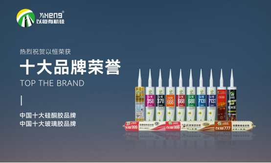 實(shi)至名(ming)歸(gui)，以恆(heng)有(you)機硅斬(zhan)穫(huo)“中國十(shi)大(da)品(pin)牌”榮譽